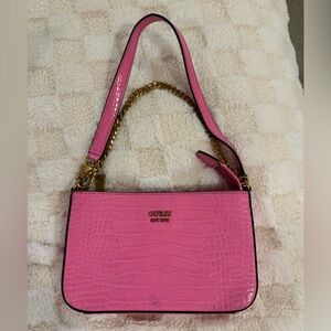 GUESS PINK SHOULDER PURSE